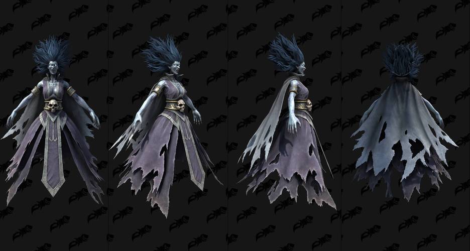 《魔兽争霸3:重制版》不死族模型 女死亡骑士登场