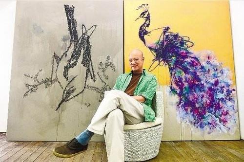 中研头条 时事     叶永青认为自己近10年的写意花鸟,重点不在于画鸟