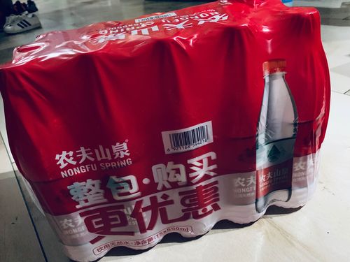 我入了一箱农夫山泉的矿泉水13元