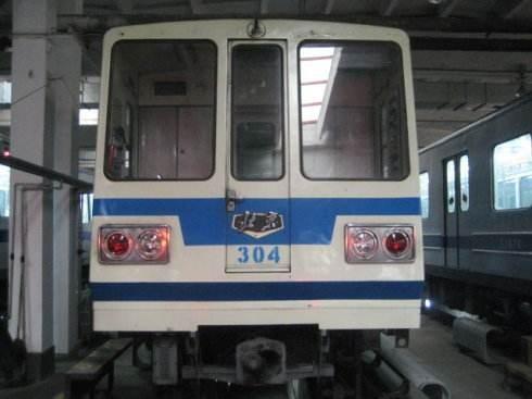 北京地铁2号线的老列车