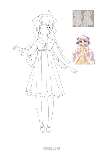 动漫人物衣服的画法学习训练