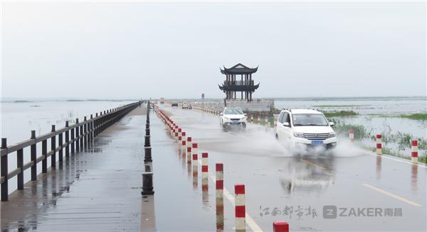 视频| 鄱阳湖吴城再现"中国最美水上公路"