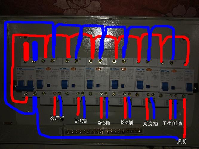 大师们看看我这个家庭配电箱的接线图对吗?