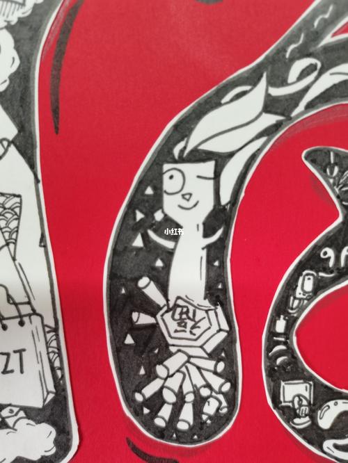 福字禅绕画_临摹_禅绕画_文化_绘画