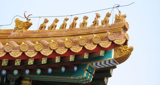 坤宁宫角脊上的小动物