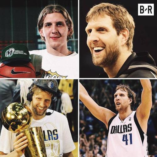 诺维茨基在他的职业生涯中获得了31560的总得分,总冠军,常规赛mvp和