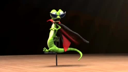 贝肯熊来到剧场,正好遇到蜥蜴表演,这下要坏他事了