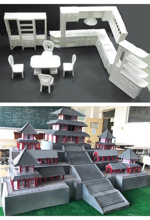 建筑沙盘模型材料pvc发泡雪弗安迪板手提广告开关展示