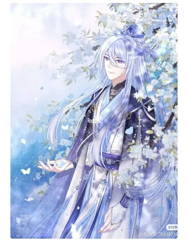 古风白发美男_古风_素材_素材其他