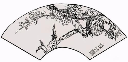 任伯年白描画稿,精彩