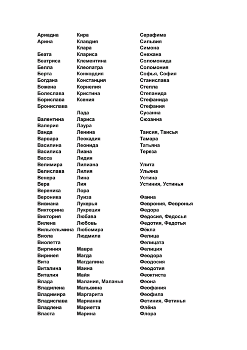 俄罗斯女性名字总汇.doc