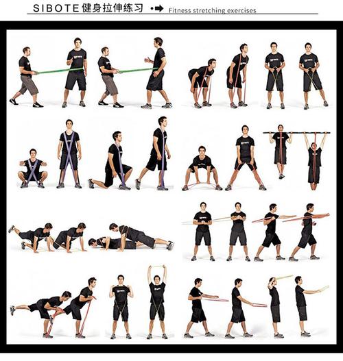 阻力带力量训练女瑜伽拉力带扁皮筋圈引体向上辅助 带