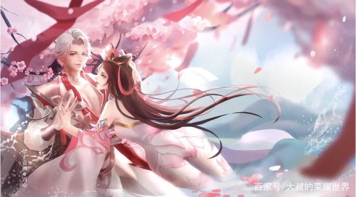 王者荣耀同人图分享,手机可以换壁纸了:诸葛亮和貂蝉