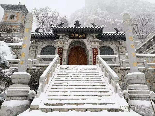 美图冬之嵩山禅院