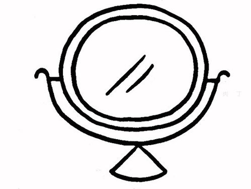 教你如何画镜子 复古的镜子简笔画步骤图解