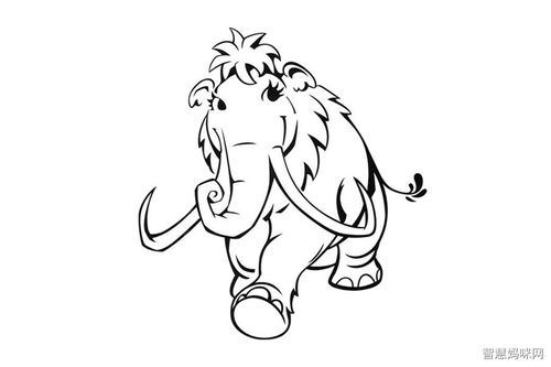 冰川时代简笔画图片