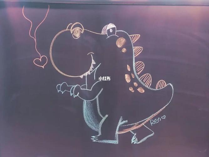 粉笔画黑板 一看就会的那种09_粉笔画黑板_兴趣爱好