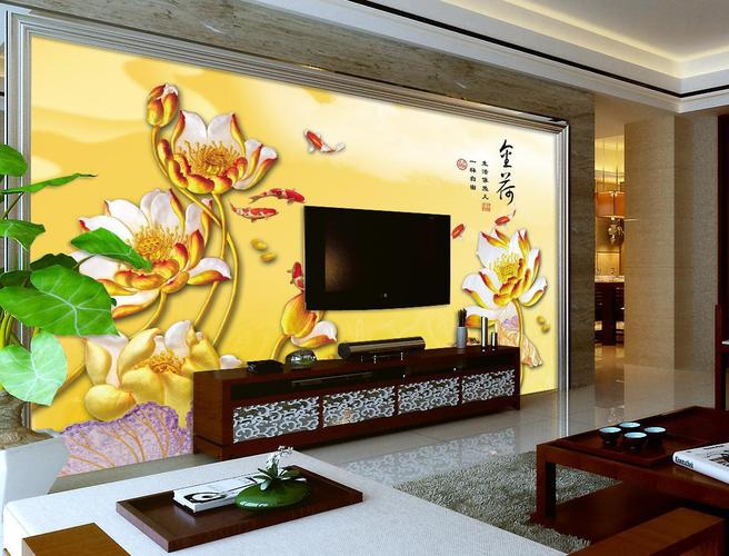 客厅电视背景墙壁纸 3d背景墙无缝大型壁画无纺布墙纸