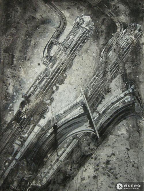 黑玫瑰_油画作品在线展_郝军作品展_郝军在线作品_-家