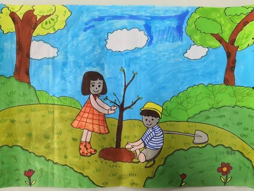 同学们了解了植树节的历史和意义,增强了爱绿护绿,爱