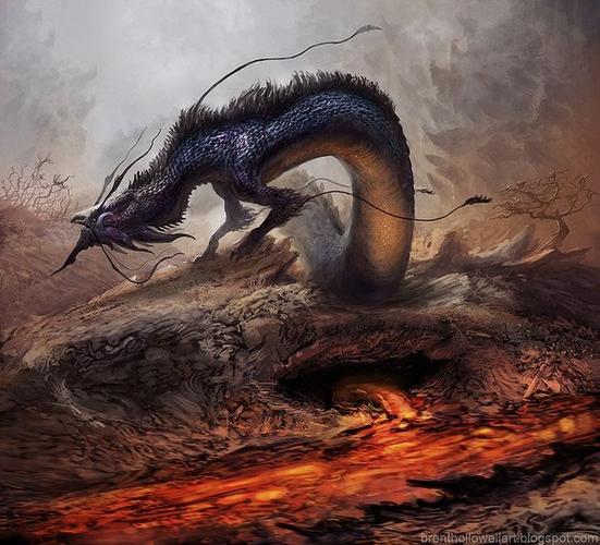 【怪兽系列】上万张龙类生物原画素材-png素材-微元素element3ds