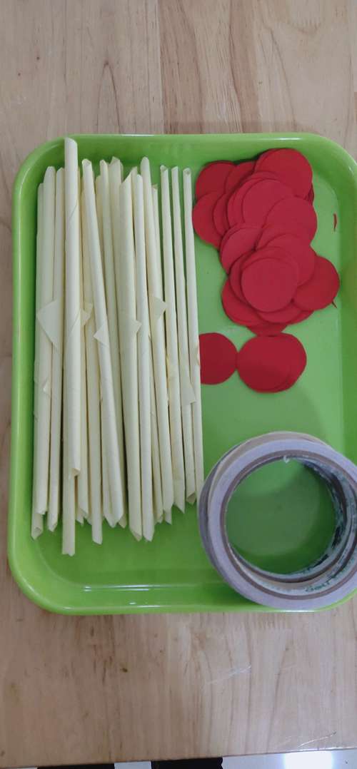冰糖葫芦——古城幼儿园小一班手工制作活