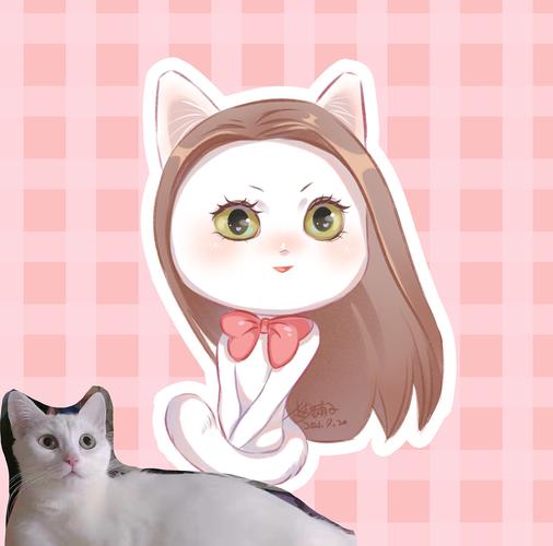 猫咪拟人插画