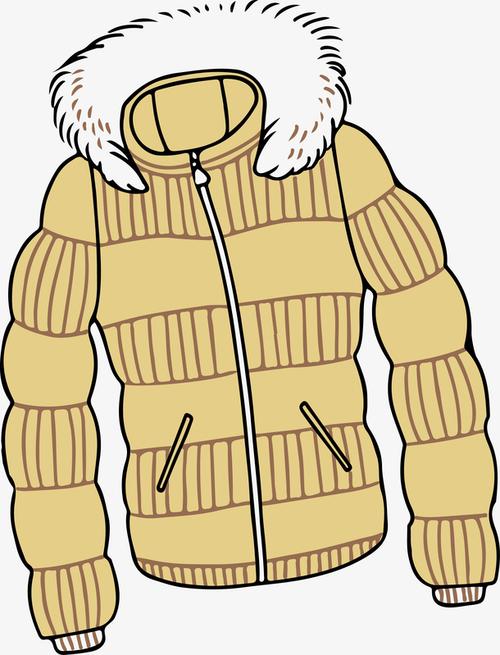 卡通外套矢量素材图