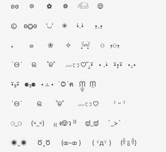 收藏了一些超可爱的颜文字符号
