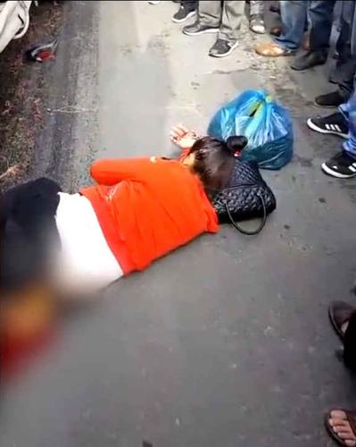 心酸,黑龙江女子遭货车碾压,依旧淡定打电话!