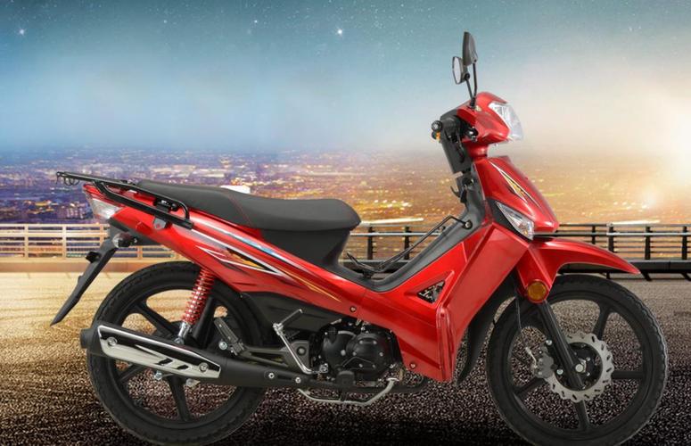 大阳125弯梁车配高规格宽轮胎6l加大油箱比踏板车更好使