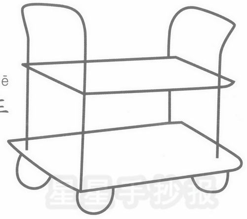 平板车简笔画怎么画