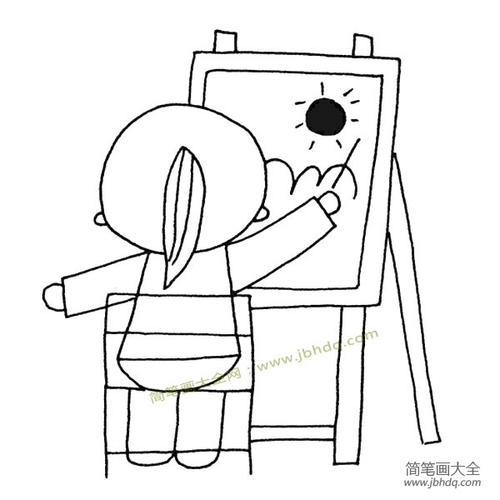 如何画小鸟简笔画图片教程第2张  大树小鸟卡通图片画画大全正在画画