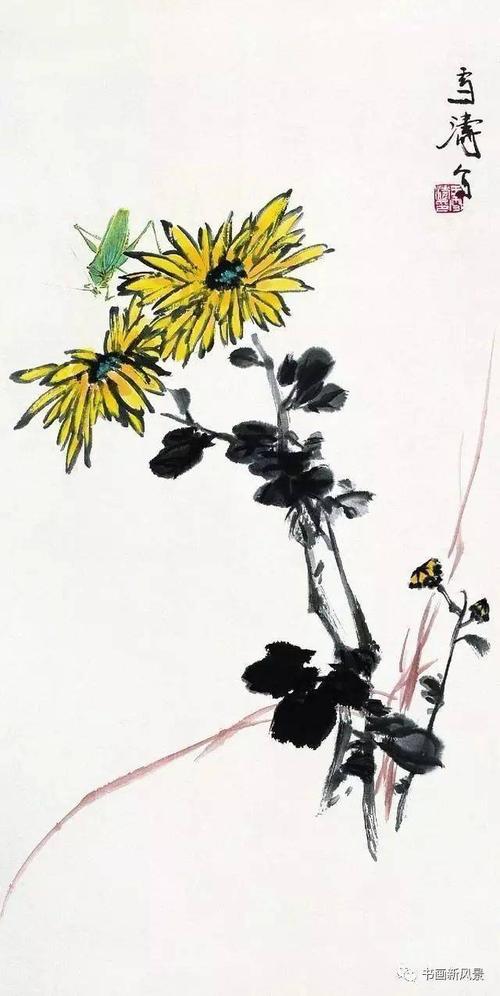 王雪涛(1903--1982),中国现代著名小写意花鸟画大师.