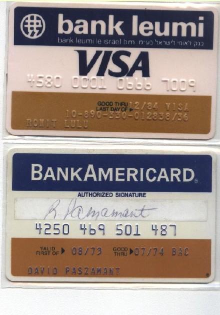 美国加利福尼亚州的富兰克林国民银行作为金融机构首先发行了银行信用