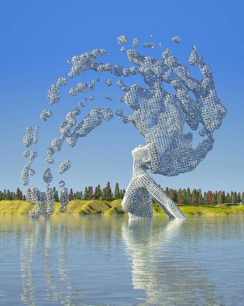 chad knight是一位资深3d设计师, 他的一组视觉作品结合了科技的未来