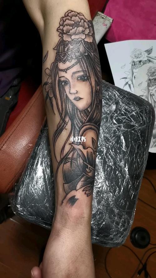 貂蝉_纹身_美妆_彩妆