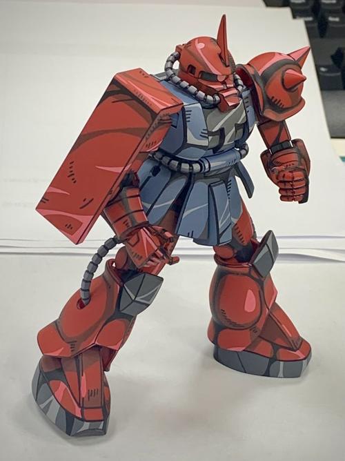 拼装新手二次元涂装抄作业之优衣库扎古2