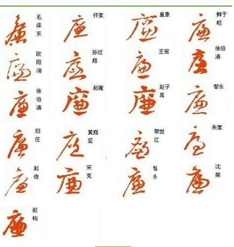 廉字的草书怎么写?