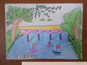 儿童春天风景简笔画一笔一画