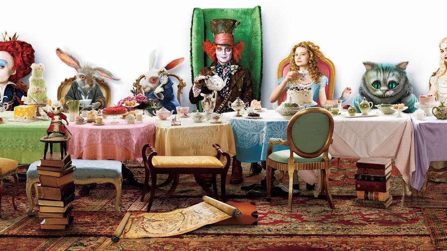 爱丽丝梦游仙境 壁纸 - 1600x900