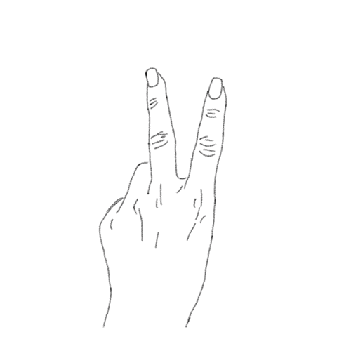 gif动画 无聊的手指君