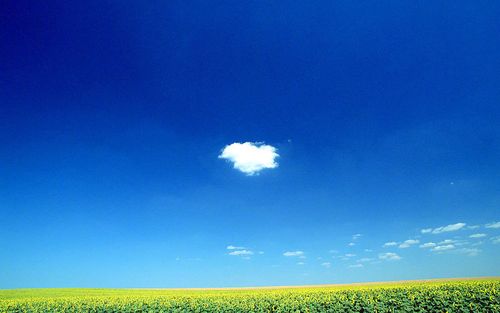 蓝天白云唯美清新图片桌面壁纸