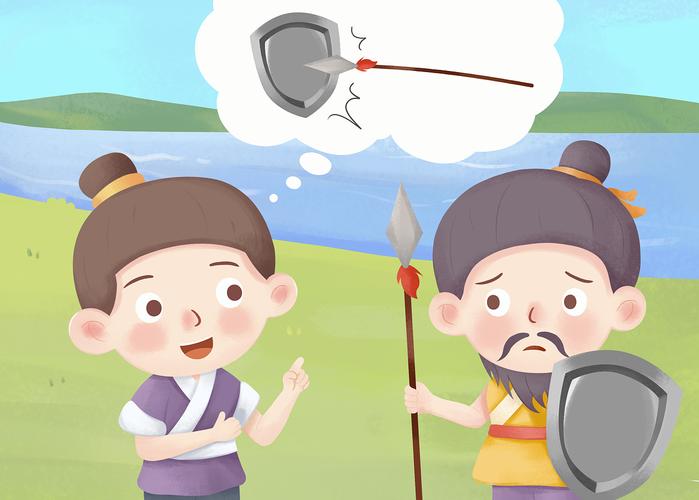 成语故事卡片插画