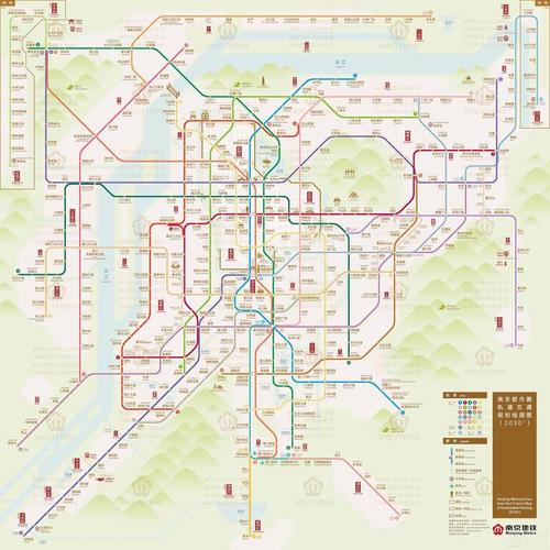 南京地铁南京都市圈轨交线路图 / 十四五 规划图