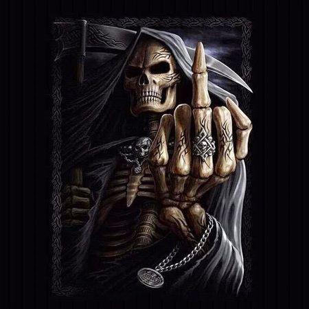 qq搞笑死神镰刀头像