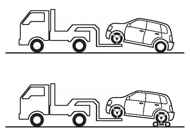 wey vv5被提升式载货卡车牵引时要注意什么?
