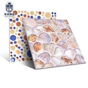 阳台卫生间鹅卵石地砖浴室厕所地面砖厨房瓷砖花园露台防滑砖300