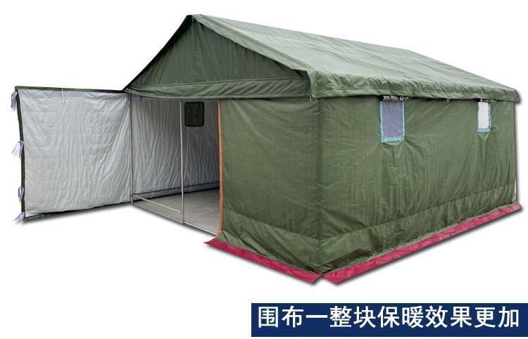 户外施工工程救灾防雨帐篷加厚民用防寒保暖住人军工