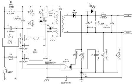 thx202h设计 5v 1a充电器